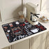 SHACOS Coffee Mat 2pcs 12x19 Inch Coffee Bar Mats Absorbent Non Slip Rubber Coffee Maker Mat for Countertop Coffee Bar Accessories Espresso Coffee...