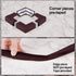 Baby Proofing Edge and Corner Guards, Safety Furniture Bumper with 3M Double-Sided Tape, Child Corner Protector for Fireplace, Table, Stair, Cabin...
