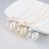 Vintage Round Origami World Map Necklace Women Geometric Earth Globe Map Necklace Circle Pendants Choker Jewelry 18"...