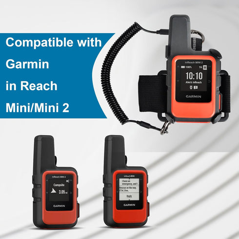 Backpack Tether Mount for Garmin inReach Mini & Mini 2, Backpack Tether Holder for Garmin Handheld GPS Devices - Great for Hiking & Hands-Free...