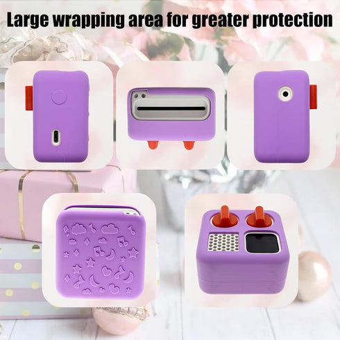 LeoTube Silicone Shell Cover Case for Yoto Mini Player, Silicone Protective Sleeve Case Compatible with Mini Bluetooth Speaker (Silicone Case Only...
