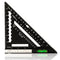 Beslands 7 inch Rafter Square with Level, Aluminum Metal Triangle Ruler Carpenter Square Woodworking Layout Tool Aluminum Triangle Tool Stainless ...