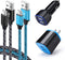 USB C Charger Set for Samsung Galaxy A17 A16 A15 A14 5G S25 S24 FE A01 A71 A51 A11 A10e S23 S22 S21 A13 A20 A21 A50 A9, USB Wall Charging Block Cu...