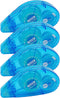 Double Sided Tape Glue Runner, Adhesive Roller Scrapbook Runner Tape for Crafts, Cards and Scrapbooking, 0.3 inch by 360 Inch 4 Pack (Blue 4P)...