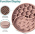 Slow Feeder Dog Bowls, Silicone Pet Food Bowls with Suction Cups for Small Medium Breed, Non-Slip Dog Feeding Bowls Slow Down Pet Eating Speed, An...