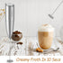 Hand Mixer Milk Frother for Coffee - Dutewo Frother Handheld Foam Maker for Lattes, Electric whisk Drink Mixer Mini Foamer for Cappuccino, Frappe,...