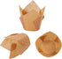 Ruisita 150 Pieces Mini Baking Cups Tulip Baking Cups Cupcake Liners Muffin Liners for Wedding, Birthday, Christmas, Baby Shower Parties (Natural)...