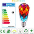 I-SHUNFA Edison Glass LED Light Bulb,6 Watts Heatless E26 ST64/A19 LED Light Bulbs for Home Party,Recreation Room,Balcony,Garden,Christmas Decorat...