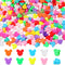 120 Pcs Mouse Head Beads for Jewelry Making, Cute Mouse Polymer Clay Beads Bulk with Box, 10mm Mouse Head Beads Loose Spacer Beads for DIY Crafts ...