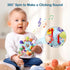 Baby Sensory Teething Toys - Montessori Teether Toys for Babies 0-6 6-12 Months, Infant Developmental Learning Toys for 0 3 6 9 12 18 Months Newbo...