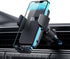 Qifutan Car Phone Holder with Anti-Slip Rubber, 360 Rotating Ball Joint, and Adjustable Support Ring for iPhone and Other Smartphones...