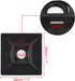 100 Pack Black Zip Tie Adhesive Mounts Self Adhesive Cable Base Holders with Black Multi-Purpose Cable Tie (Length 200 mm, Width 2.8 cm)...