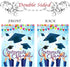 Wamika Congrats Grad Graduation Cap Confetti Double Sided Garden Yard Flag 12" x 18", Celebrate Graduation Season Summer Holiday Decorative Garden...