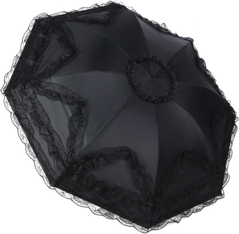 Princess Lace Ultraviolet-Proof Folding Umbrella Anti-uv Dome Parasol...