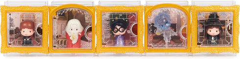 Wizarding World Harry Potter, Micro Magical Moments Hogwarts 5-Pack Mini Figures Gift Set with Display Cases (Amazon Exclusive), Kids Toys for Age...