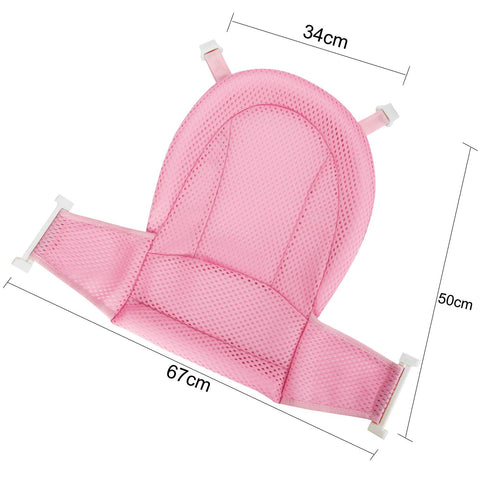 Baby Bath Support Seat Net for Newborn Infant Non-slip Shower Mesh for Bathtub Adjustable Comfortable Bath Seat Bath Sling Tub Support Baby Soft B...