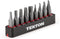 TEKTON 1/4 Inch Clutch and Spanner Security Bit Set with Rail, 9-Piece (1/8-1/4 in., 4-#10) | DZZ93002...