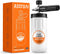AstroAI Wide Neck Foam Cannon, with 1/4 Inch Quick Connector Plug to Pressure Washer, 1.0mm Orifice,1 Liter Capacity, Orange Lable...