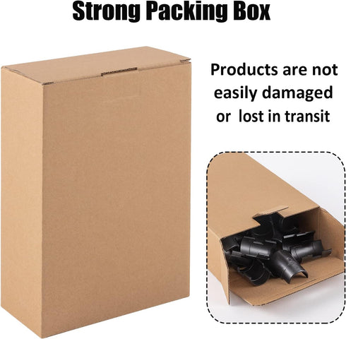 8 Pcs Wire Shelving Shelf Lock Clips for 1" Post - 4 Pairs of Shelving Sleeves Replacements for Wire Shelving System Plastic Accessories Parts...