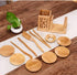 LeYin Bamboo Tea Tool Set, Chinese Gongfu Tea Ceremony Accessories, (Spoon, Needle, Clip, Scoop, Tray, Utensils Set)...