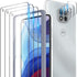 TOCOL 6 Pack Compatible with Moto G Power 2021 (Not for Moto G Power 2020) - 3 Pack Tempered Glass Screen Protector and 3 Pack Camera Lens Protect...