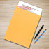 EnDoc 10 x 13 Clasp Envelopes – 10 Pack Brown Kraft Catalog Envelopes with Clasp Closure & Gummed Seal – 28lb Heavyweight Paper 10x13 inches Envel...