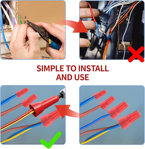 Wire Twister Tool for Drill, Drill Wire Twister Wire Connector Wire Twisting Tool, Wire Nut Twister for Electrical Power Drill, Cable Quick Stripp...