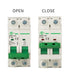 DC Miniature Circuit Breaker - Mini Home Circuit Breaker 12V-250V DZ47-63 Din Rail Mount 2 pole 32A...