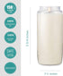 Tribello 6 Day Candles, 6 Pack | 6” White Pillar Candles for Memorial, Religious Ceremony, Party Decor, Emergency Survival | Unscented Slow Burnin...
