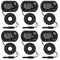 6 PackLCD Digital Aquarium Thermometer Fish Tank Water Terrarium Temperature with Suction Cup for Fish Tank Water Terrarium...