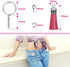 Keychain Tassles, Cridoz 200pcs Bulk Keychain Rings Set Includes 50pcs Tassels for Crafts, 50pcs Key Chain Rings, 50pcs Jump Ring and 50pcs Screw ...