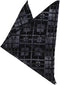 Dan Smith Handkerchief For Wedding Floral Pocket Squares Black Silky Microfiber Fabric DEE7B31D Black,Dim Gray...