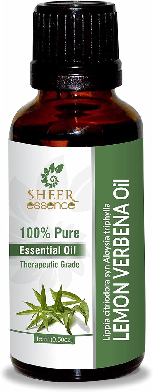 Lemon Verbena Oil 15 ML (0.51 Fl.OZ) | 100% Pure Natural Undiluted Uncut Therapeutic Grade Lippia Citriodora Syn Aloysia Triphylla Essential Oil...
