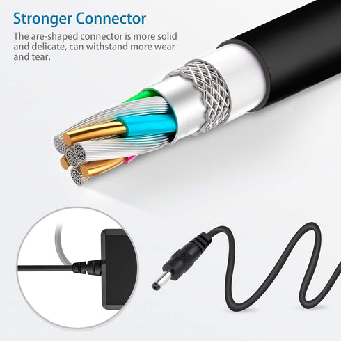 PwrON 10V Power Cord for Bissell Pet Stain Eraser Cordless Handheld Portable Cleaner Vacuum 1611736 Bissell Charger 1611736 161-1736 Pet Stain Era...
