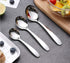 18/8 Stainless Steel Adult Soup Spoon Big Round Spoons Large Heavy Weight Dinner Spoon 4-Piece (7.2Inch)...