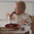 Baby Utensil Set (6 pcs) - Self Feeding Spoons - Silicone & BPA Free - Baby-Led Weaning (BLW) Supplies - Ages 6+ Months - Set of 6 - Brown, Green,...