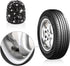 Set of 4 Rhinestone Tire Valve Stem Caps Bling Car Accessory Compatible with Universal Wheel Air Stem Valve Black...