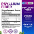 Psyllium Husk Powder Caps 1500mg - Non-GMO, Natural Soluble Fiber for Daily Digestive Health & Regularity Support, Vegan Psyllium Fiber Supplement...