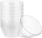PLASTICPRO 30 Pack Crystal Like Clear Disposable Plastic Plates Dinner Dishes 6 ounce Bowls for Special Occasions Parties...