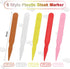 500 Pcs 3 Inch Plastic Steak Markers Colorful Plastic Meat Doneness Picks Steak Temperature Sticks Rare, Medium Rare, Medium, Medium Well, Well fo...