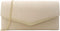 Faux Suede Women's Evening Clutch Bags for Formal Cocktail Prom Wedding Party Velvet Foldover Purse...