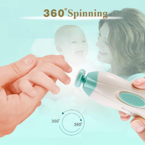 Baby Nail Trimmer Replacement Pads 6PCS Grinding Heads Polish Disc for Electric Nail File Clippers and Cutter Kit Blue for Children Kids 6 Moths U...