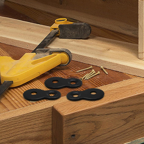 48PCS Fastener Steel Table Top Fastener, Heavy Duty Hardware Desk Top Fastener for Table, Wood, 12 Gauge Steel...