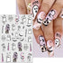 JMEOWIO 9 Sheets Halloween Nail Art Stickers Decals Self-Adhesive Bat Ghost Nail Supplies Nail Art Design Decoration Accessories...