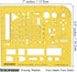 Traceease Electrical Drafting Electrical & Logic Template Drawing Stencil,Designing Template Measuring Ruler...