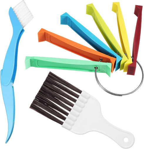 3 Pieces FCR6 Fin Comb Air Conditioner Fin Cleaner Set with 2 Different Brush Condenser Applicable to More Occasions Evaporator Radiator Clean Rep...