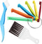 3 Pieces FCR6 Fin Comb Air Conditioner Fin Cleaner Set with 2 Different Brush Condenser Applicable to More Occasions Evaporator Radiator Clean Rep...