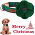 Unique style paws Dog Collar with Removable Felt Flower Tie Winter Christmas Green Plaid Pet Collar for Small Medium Large Girl Boy Dogs-M...