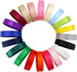 5/8 Inch Wide Solid Color Double Sided Polyester Satin Ribbon 20 Colors X 2 Yard Each Total 40 Yds Per Package...