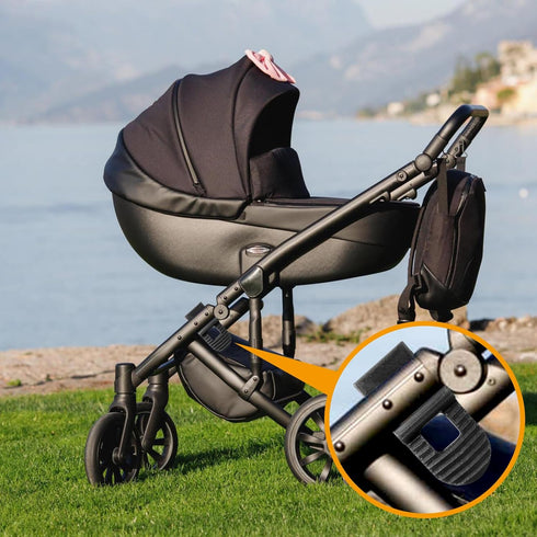 Replacement Closing Latch Fits for UppaBaby Vista 2015+ (and V2),Hinge Latch Compatible with UpperBaby Vista V1 & V2 Strollers,Secures Stroller in...